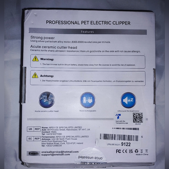 Professional dog grooming set - Picture 4 of 4